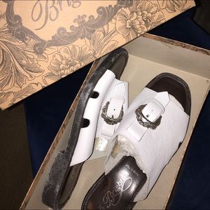 Brighton Brand White Sandals